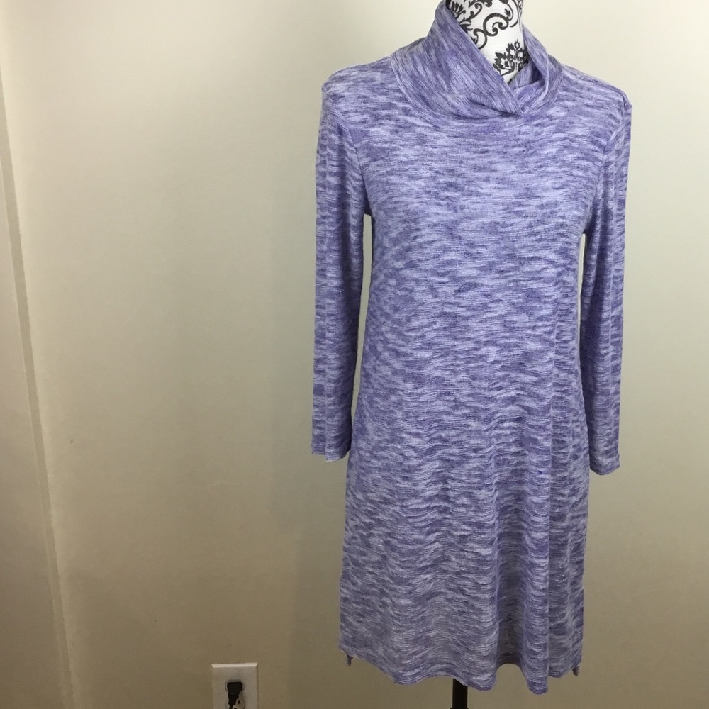 Anthropologie Puella lavender  turtleneck dress M